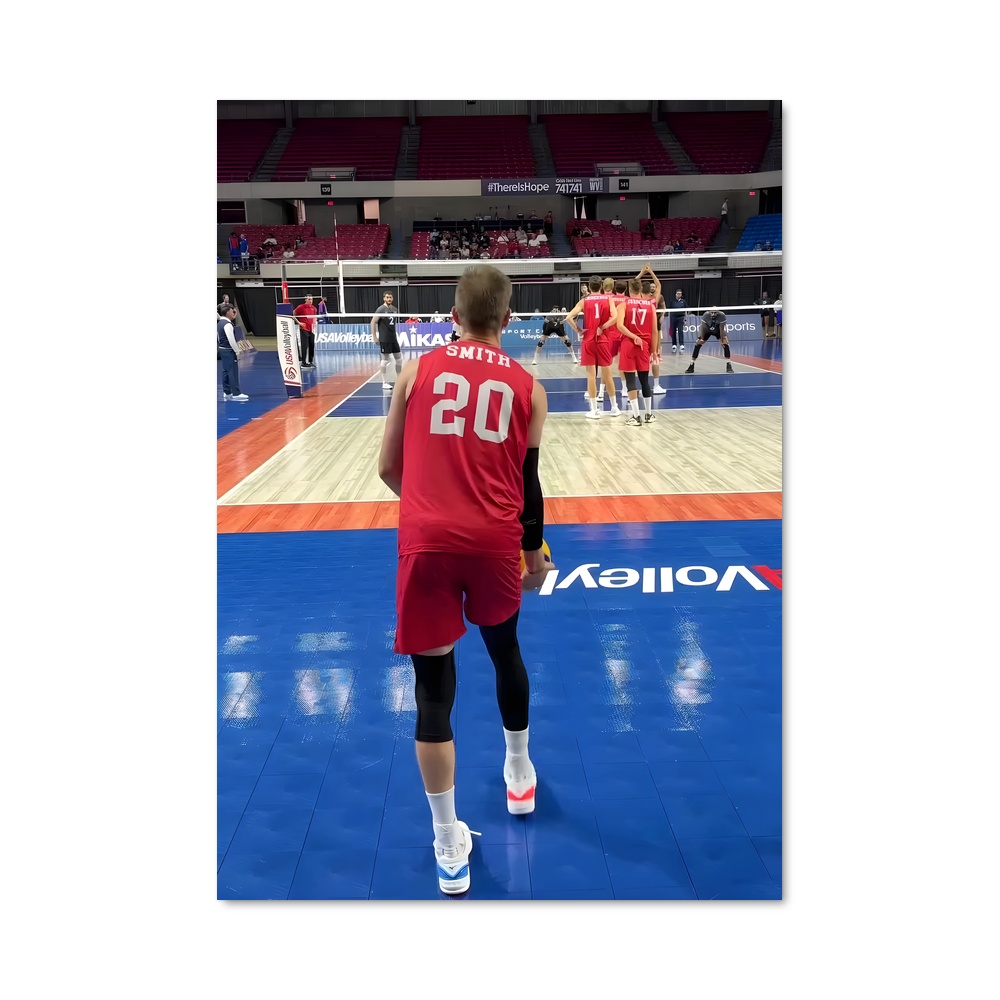 Poster Volée Étoilée – affiche Volleyball